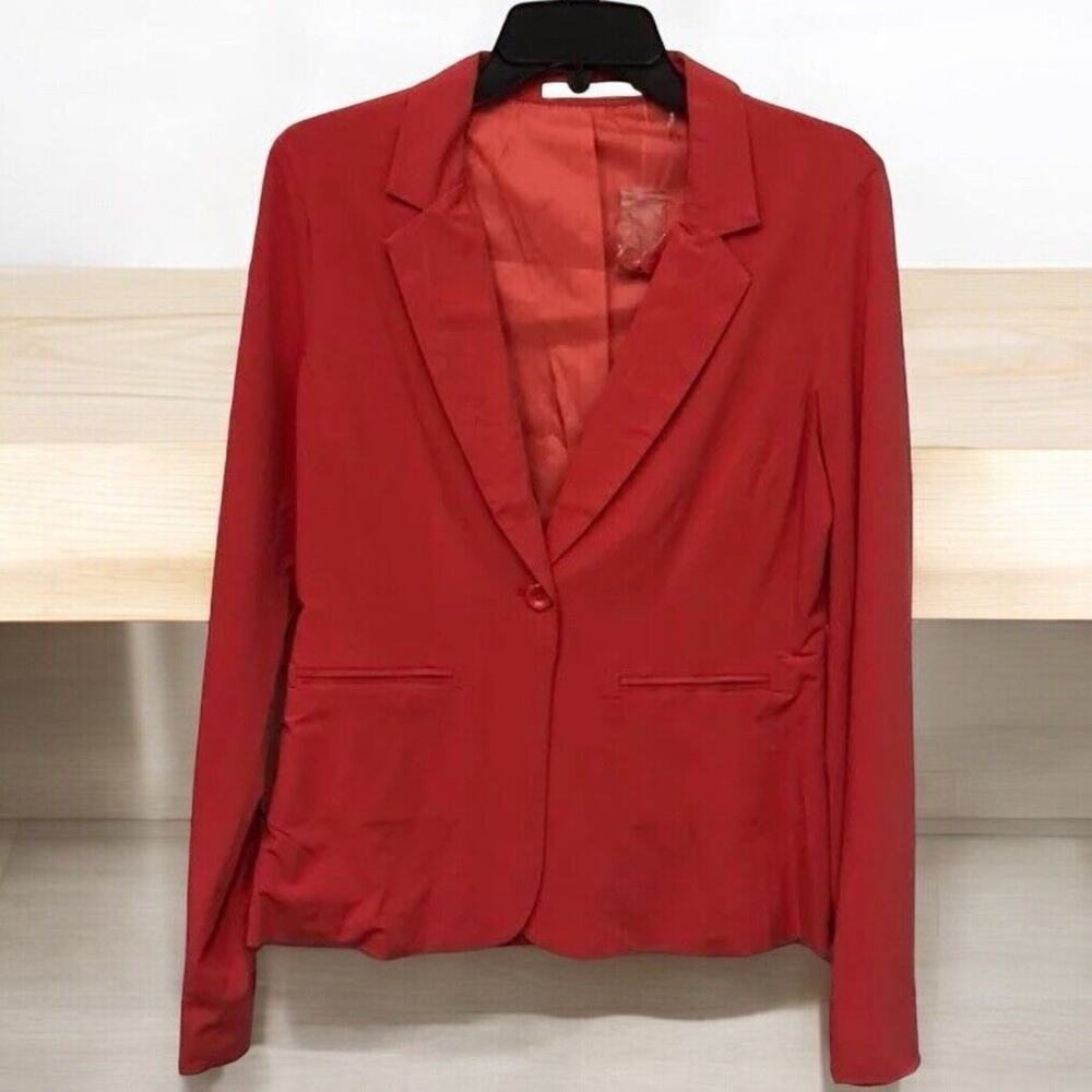 HAVE coral stretchy blazer Women’s Size M Medium Workwear Career NEW